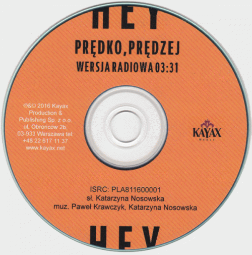 Hey (PL) : Prędko, Prędzej